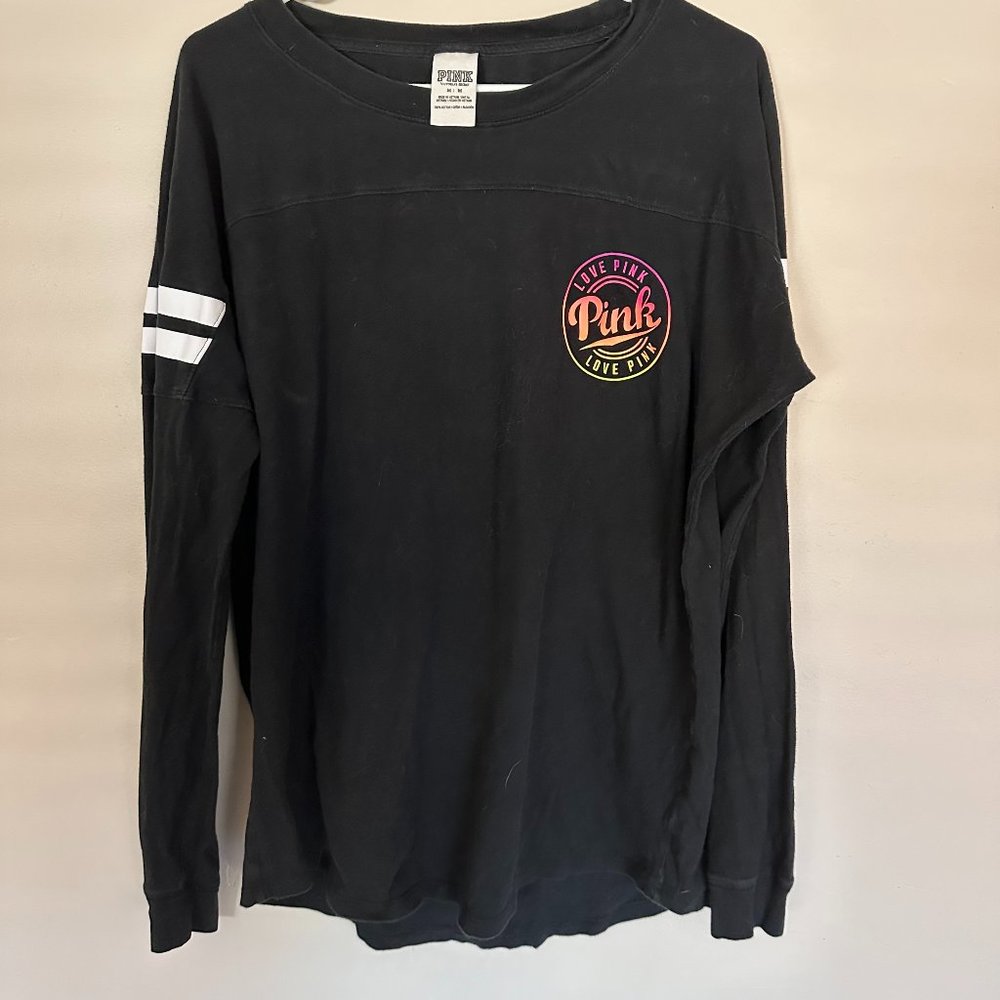 Victorias Secret Pink Vintage Open Back Shirt